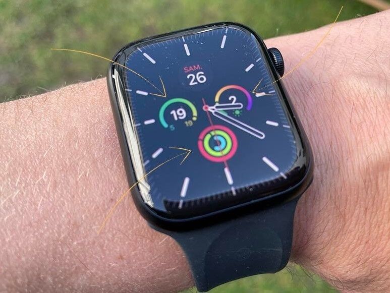 apple watch serie 7 ecran affichage